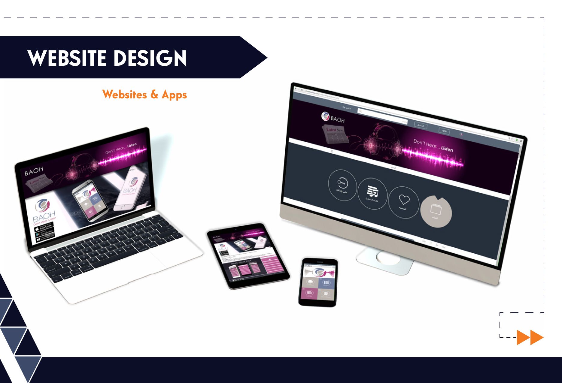 BAOH Website Design